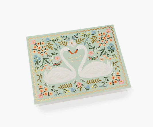 Always & Forever Swans | Greeting Card