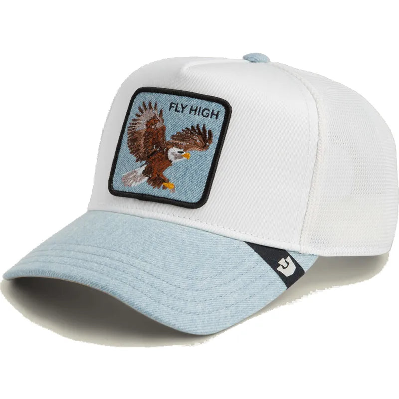 Goorin Bros. Fly High Eagle Trucker Hat | Denim