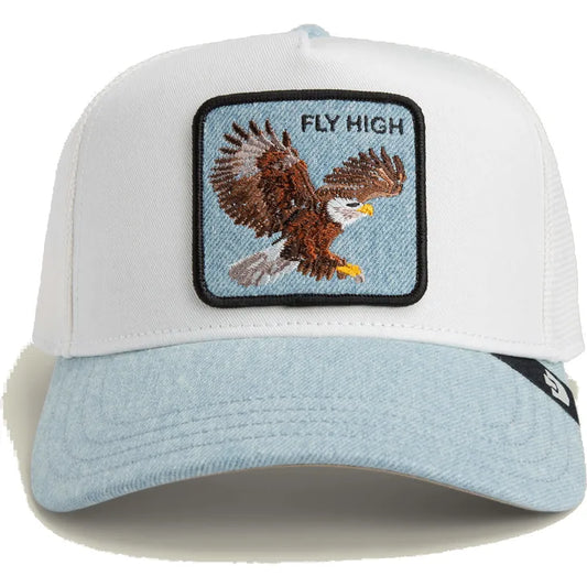 Goorin Bros. Fly High Eagle Trucker Hat | Denim