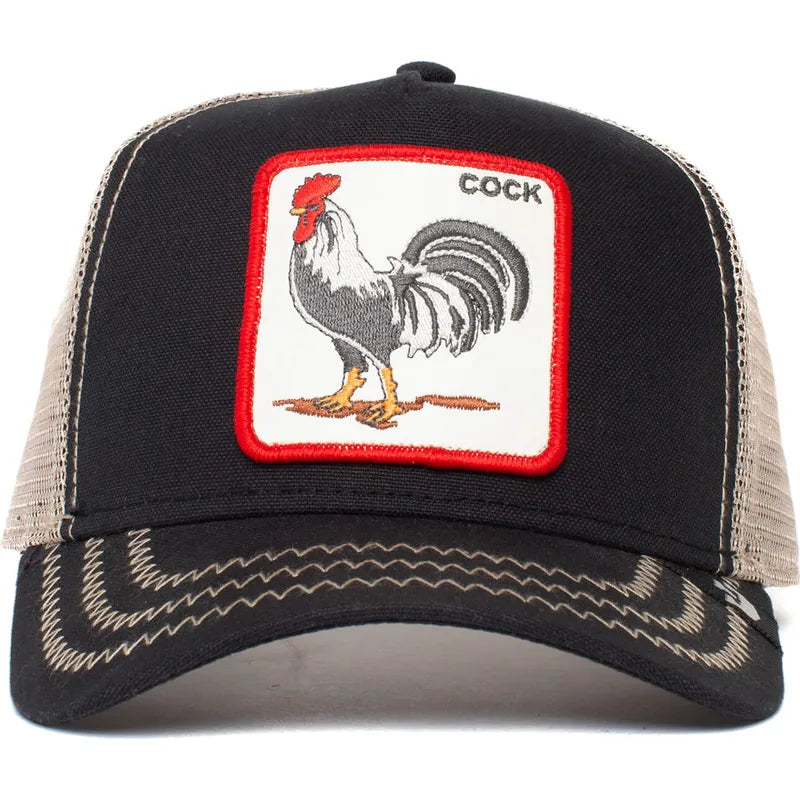 Goorin Bros. Rooster Black Trucker Hat | Black