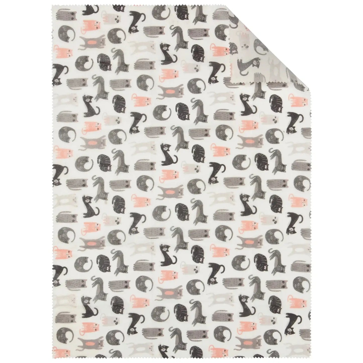 Cats Beeswax Wrap XL