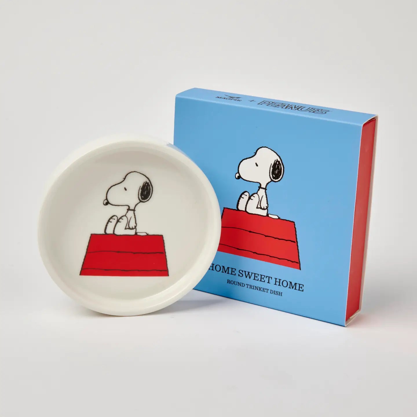 Peanuts Round Shaped Trinket Dish - Home Sweet Home