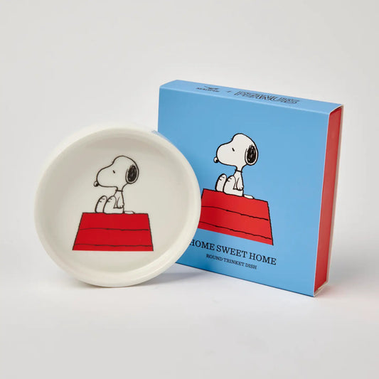 Peanuts Round Shaped Trinket Dish - Home Sweet Home