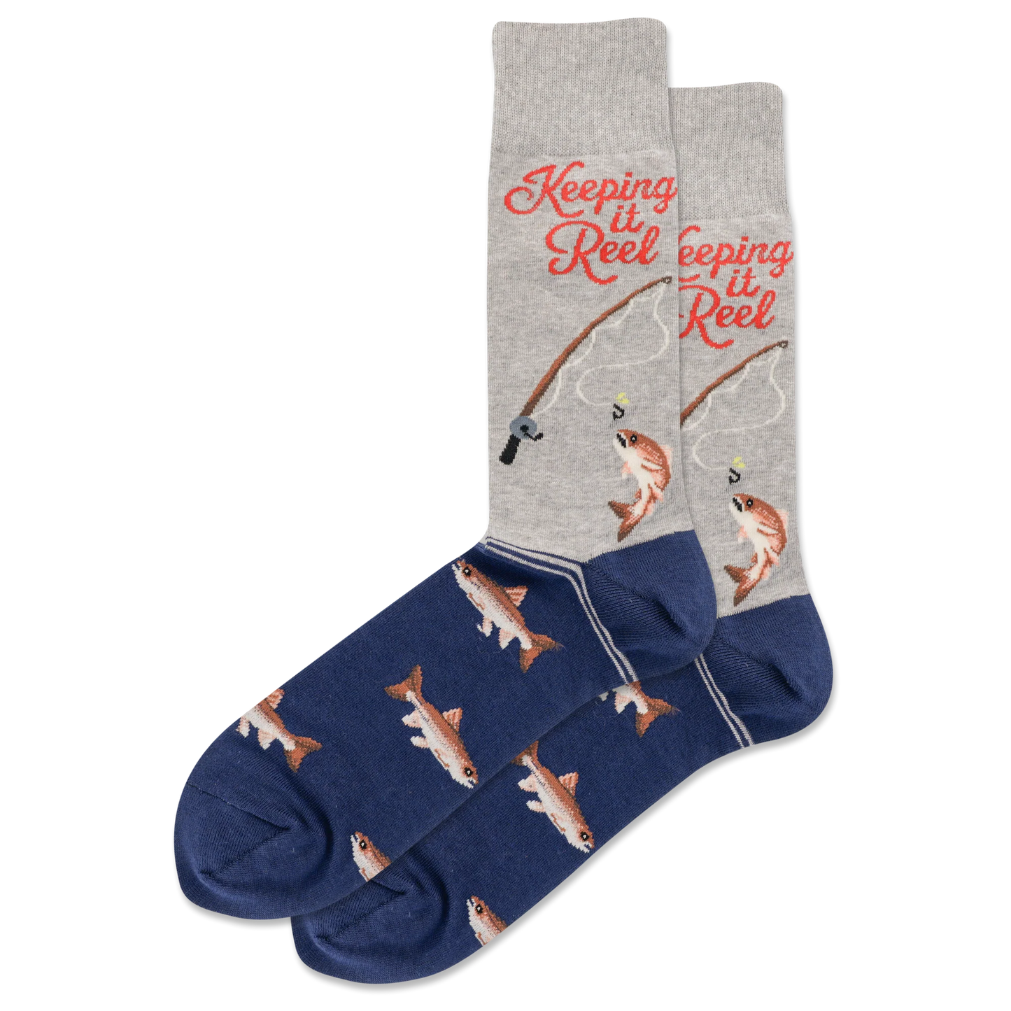 HOTSOX Men's "Keeping it Reel" Crew Sock