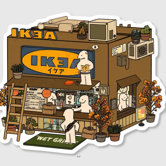 IKEA Cardboard Box Vinyl Sticker