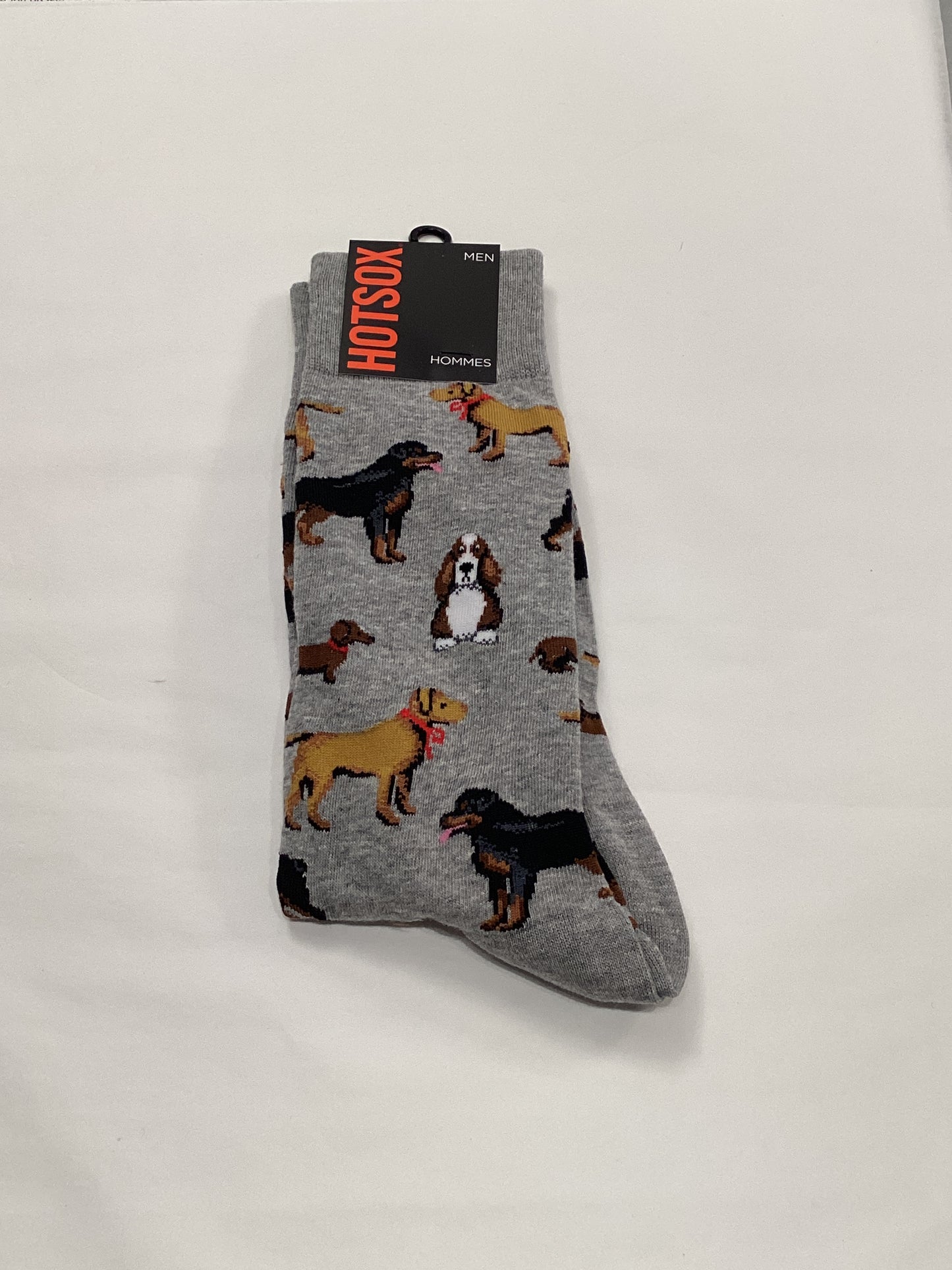 HOTSOX Men's Classic Dogs Crew Socks