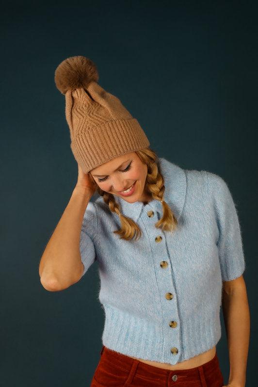 Ingrid Bobble Hat | Oatmeal