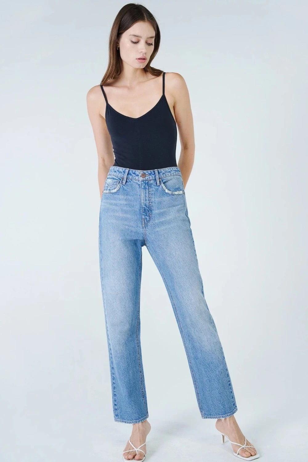 PALOMA High Rise Full Leg Jeans | Vibe