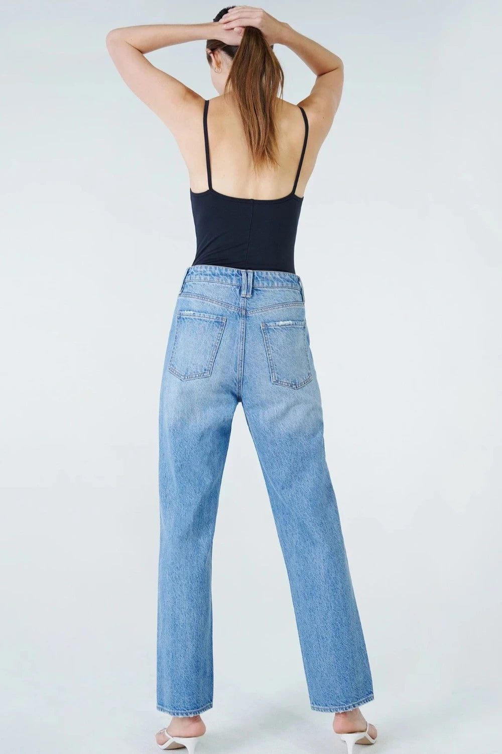 PALOMA High Rise Full Leg Jeans | Vibe