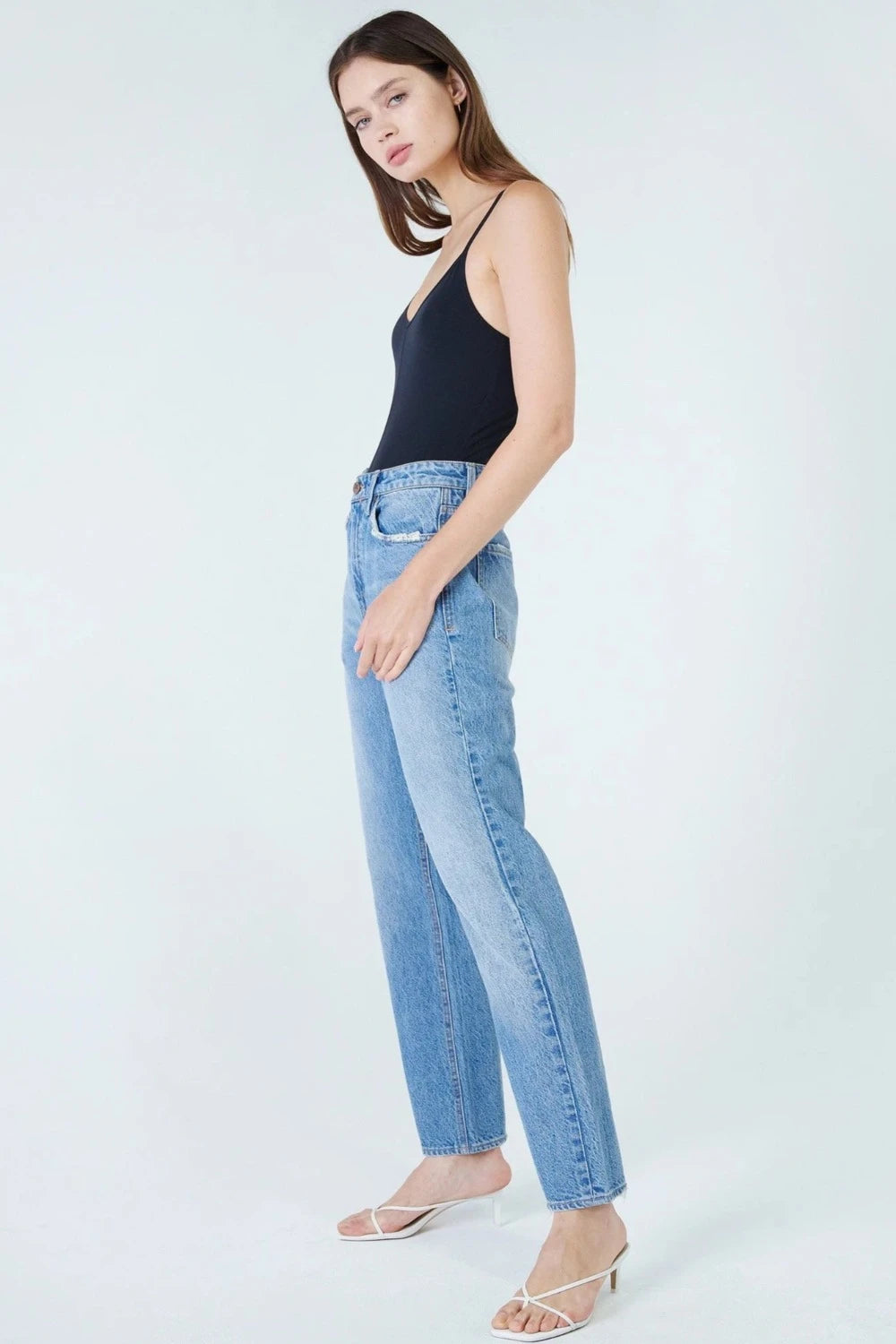 PALOMA High Rise Full Leg Jeans | Vibe