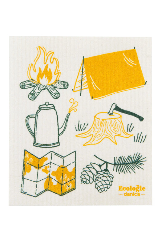 Camp Out Swedish Sponge Cloth