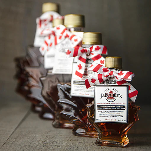 Jakeman's Pure Maple Syrup - Autumn Leaf Glass, 100ml