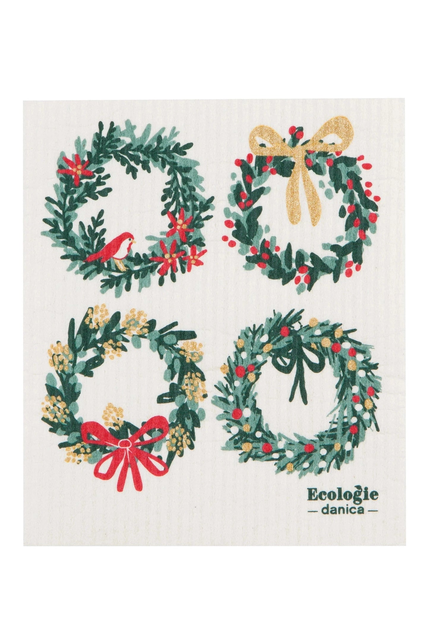 Wreaths Swedish Sponge Cloth