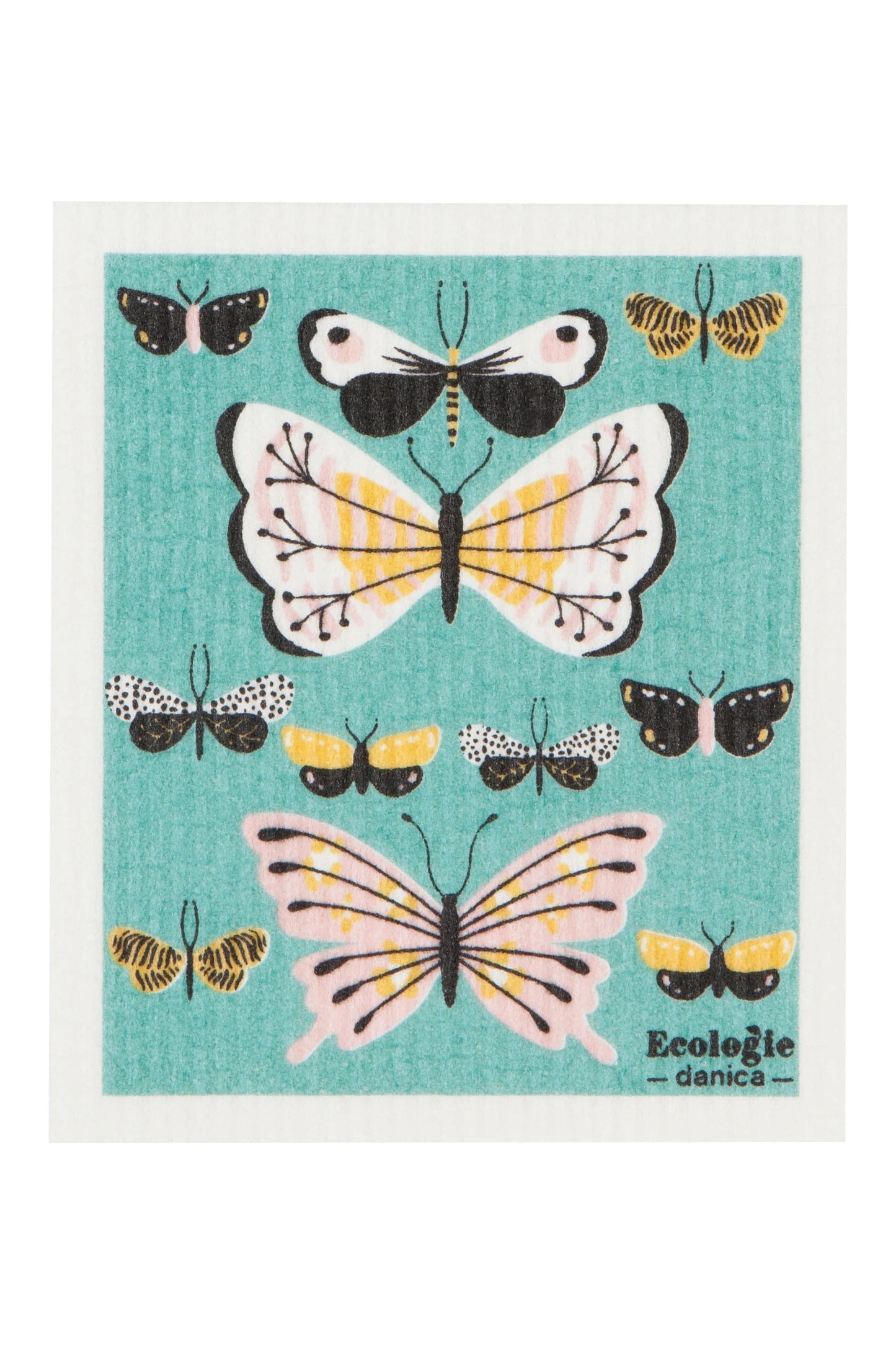 Butterflies Swedish Sponge Cloth