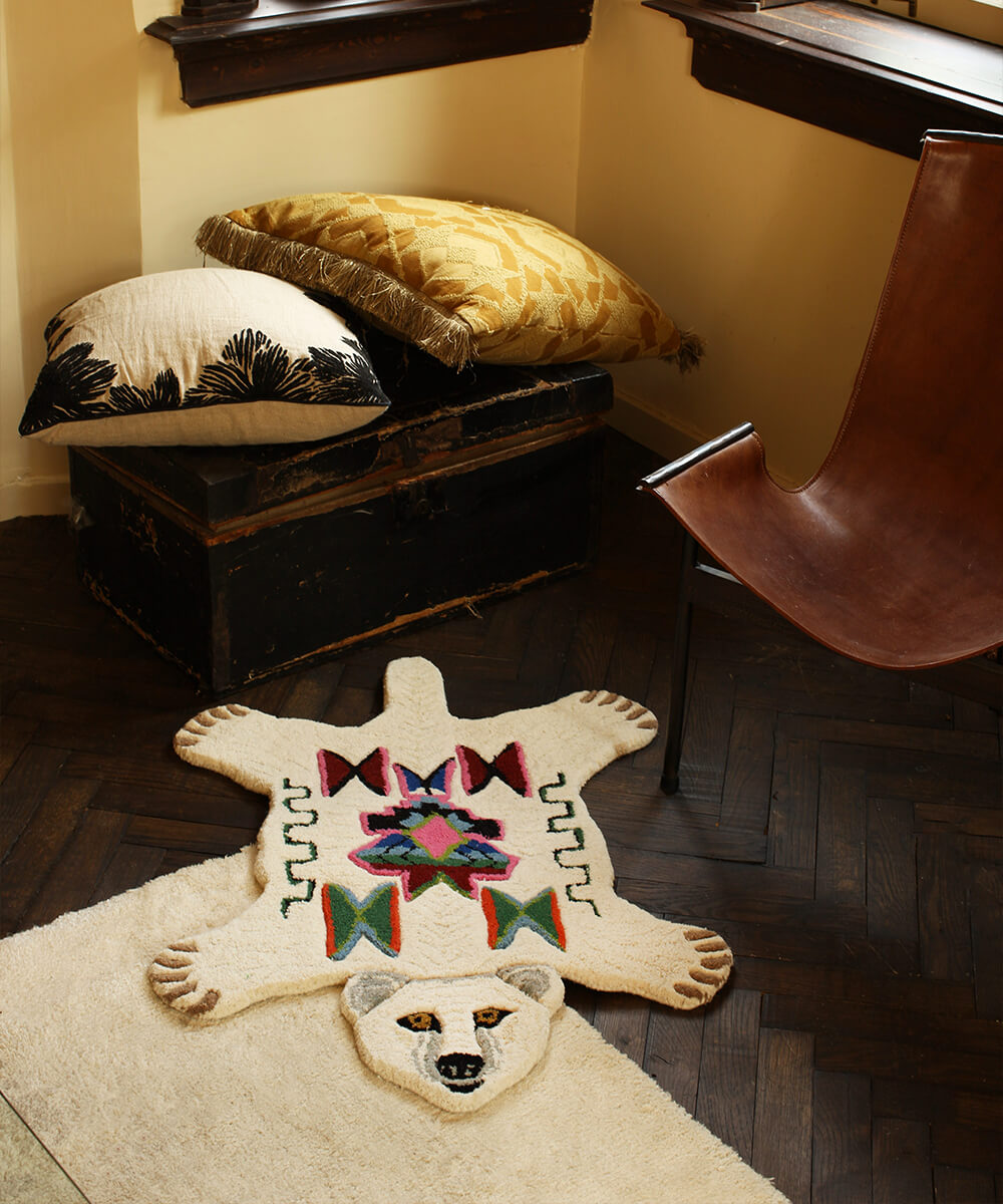 Kasbah Polar Bear Rug Small