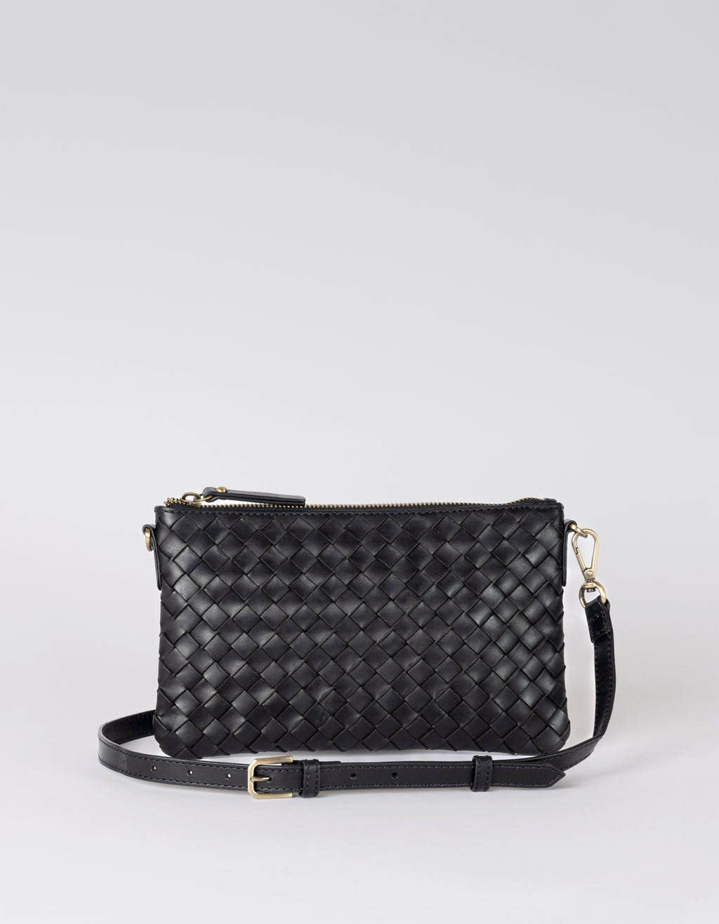 Lexi | Black Woven Classic Leather