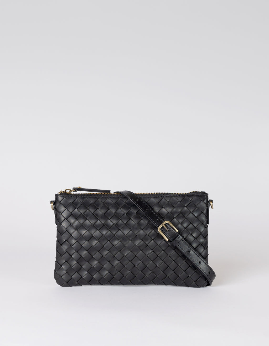 Lexi | Black Woven Classic Leather