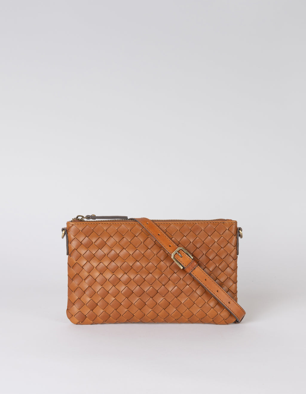 Lexi | Cognac Woven Classic Leather