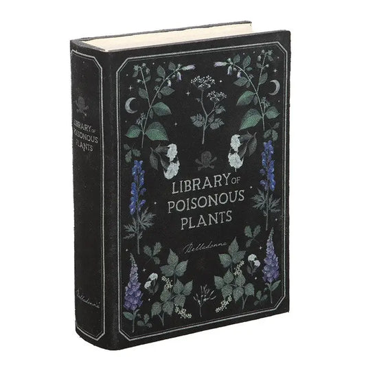 Library of Poisonous Plants Gothic Book Shaped Storage