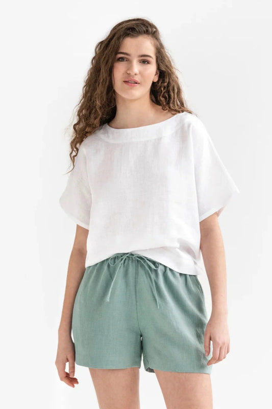 Loose-Fit Linen Top | MIDWAY