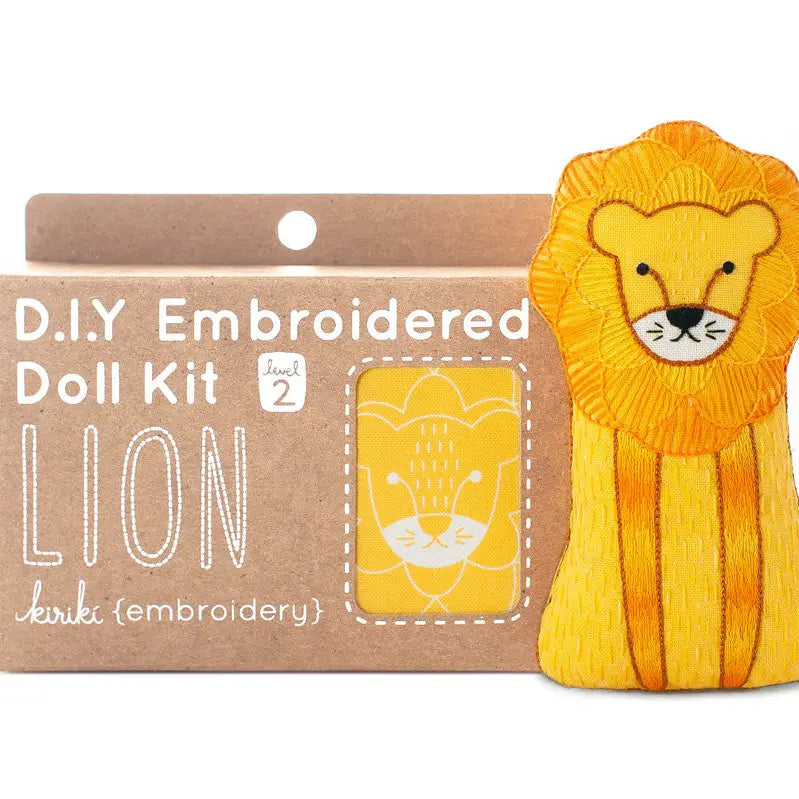 Lion - Embroidery Kit