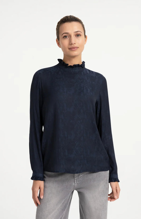 Long Sleeve Ruffle Top
