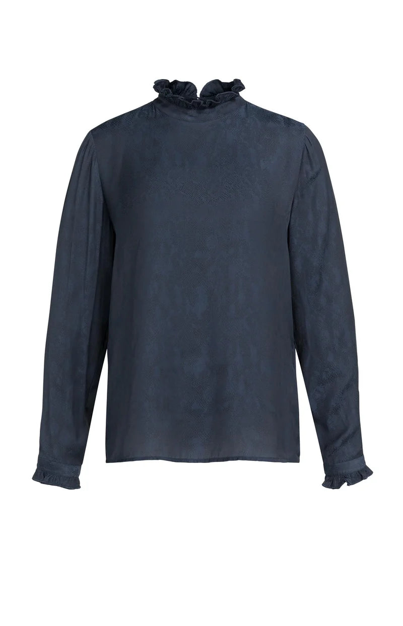 Long Sleeve Ruffle Top