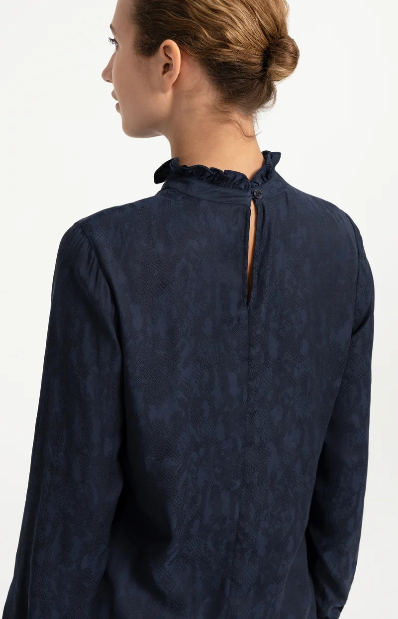 Long Sleeve Ruffle Top