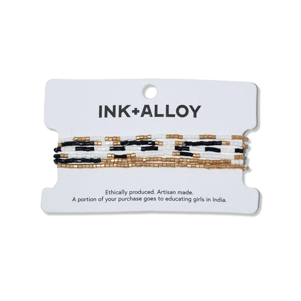 Macy Six Strand Luxe Beaded Bracelet Set