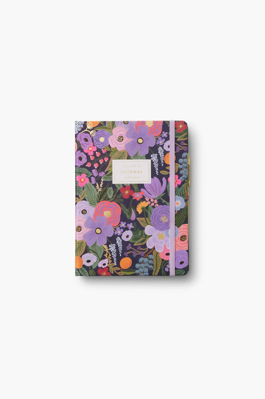 Journal with Pen | Violet Garden Party