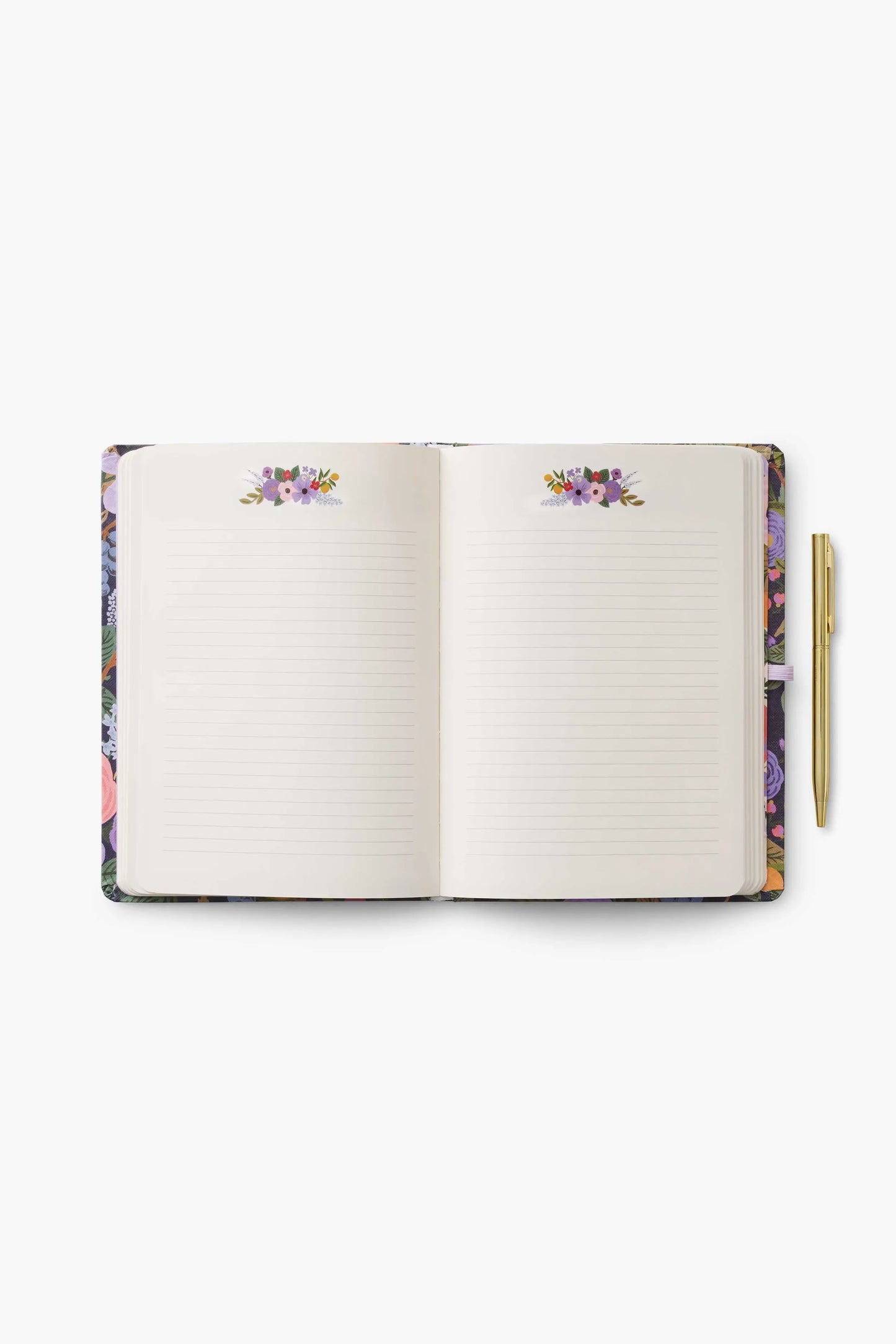 Journal with Pen | Violet Garden Party