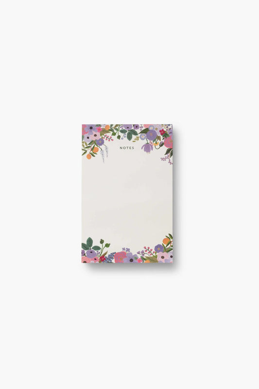 Blank Notepad | Violet Garden Party