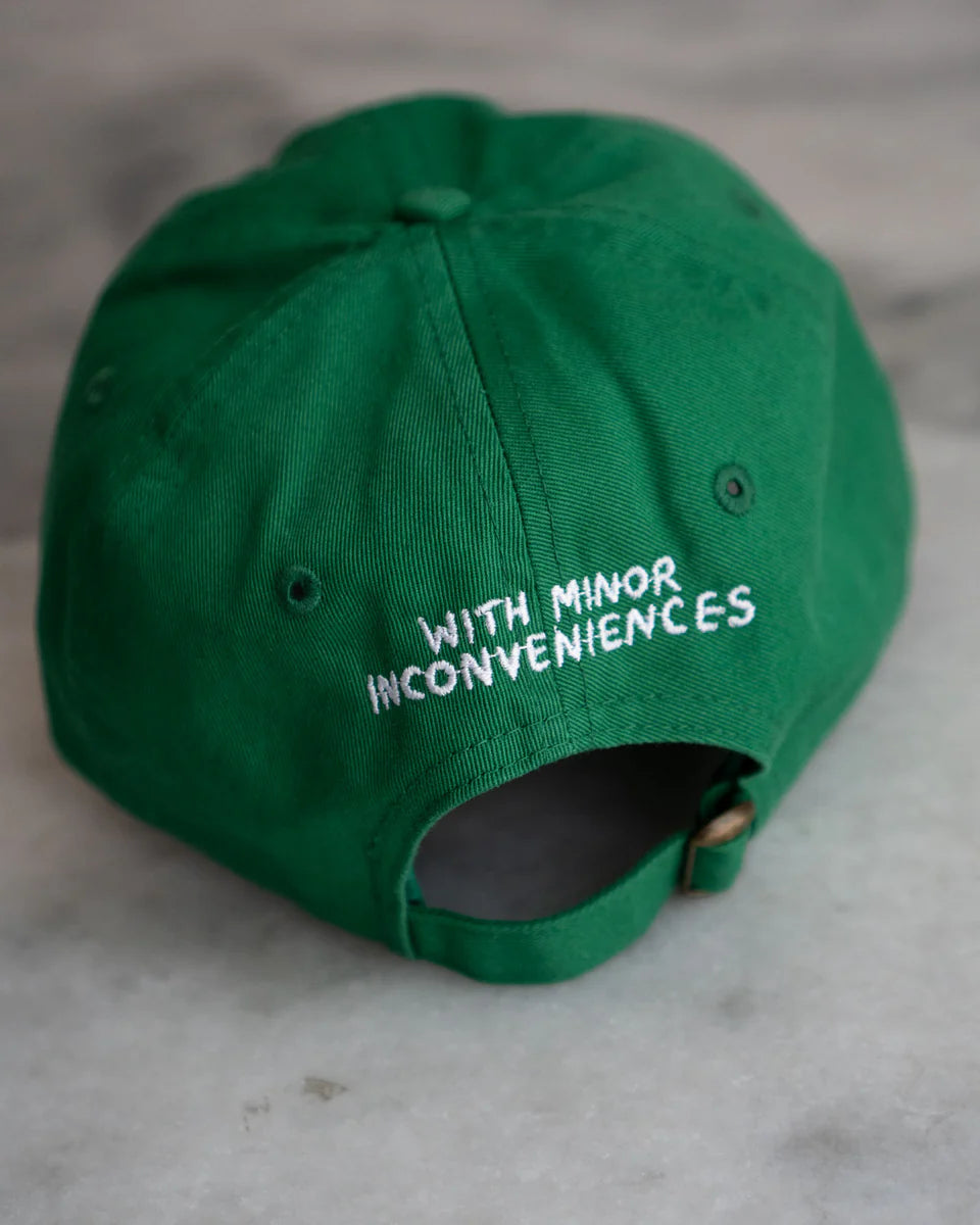 Major Problem Embroidered Dad Hat - Kelly Green