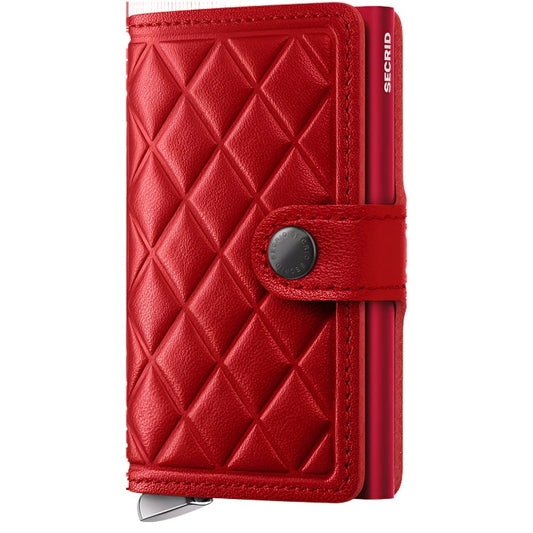 Premium Miniwallet | Emboss Diamond Red