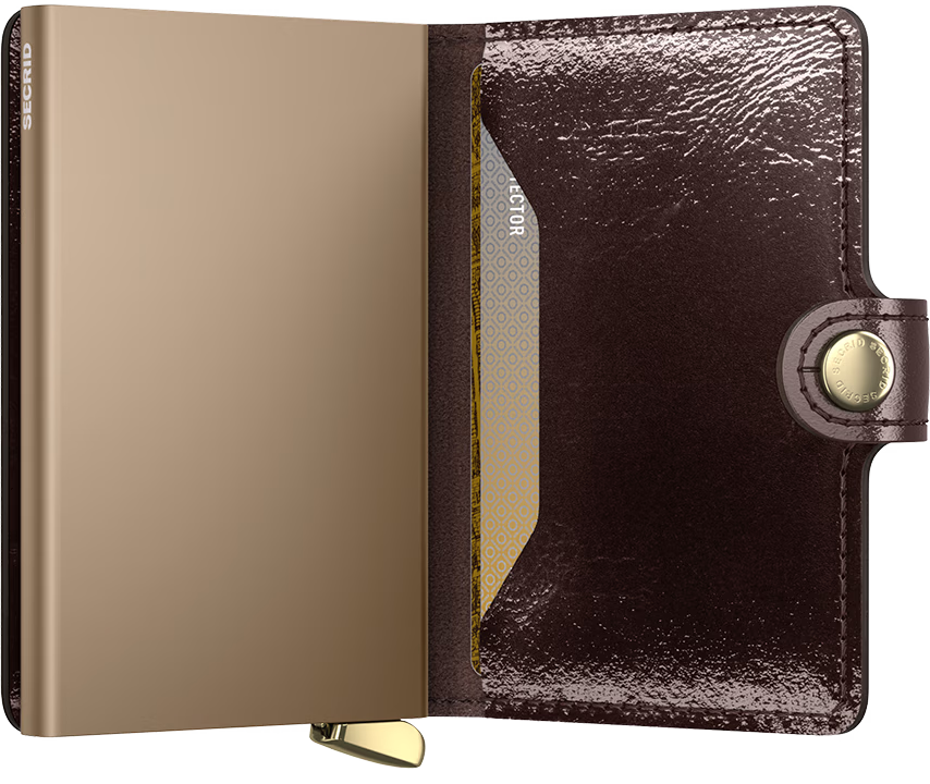 Premium Miniwallet | Naplak Mahogany