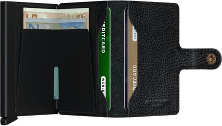 Miniwallet | Veg Black Black