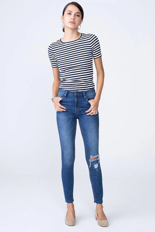 OLIVIA High Rise Skinny Jeans | Shameless