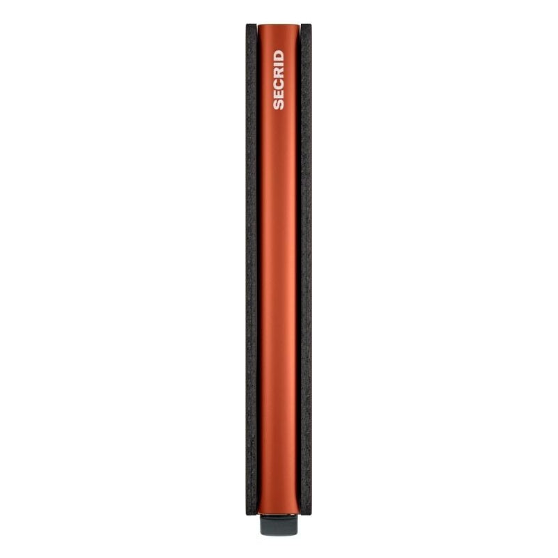 Slimwallet | Matte Truffle & Orange