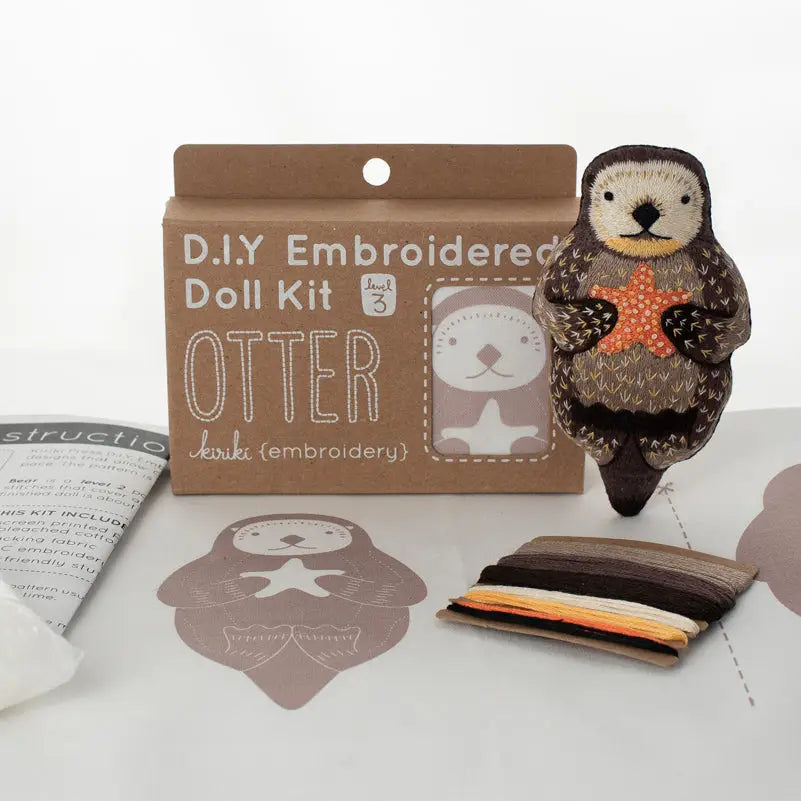 Otter - Embroidery Kit