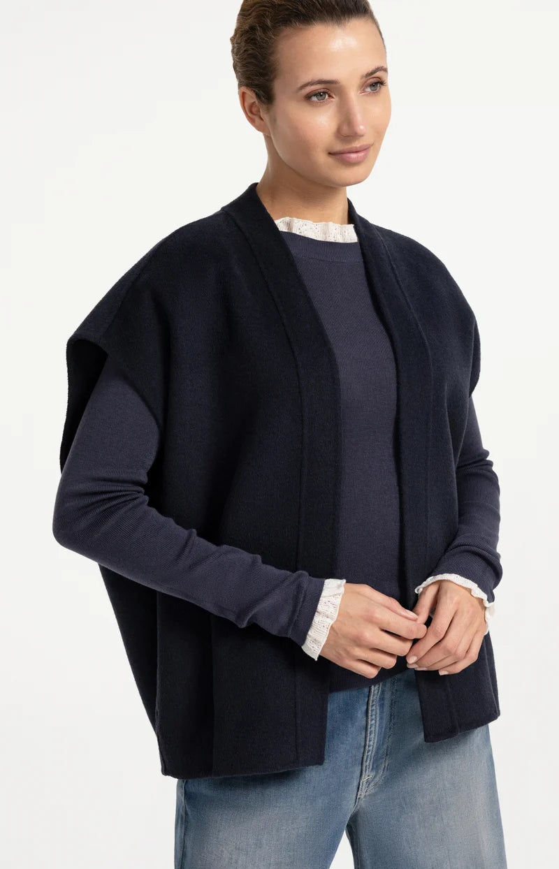 Oversized Wool Blend Bodywarmer