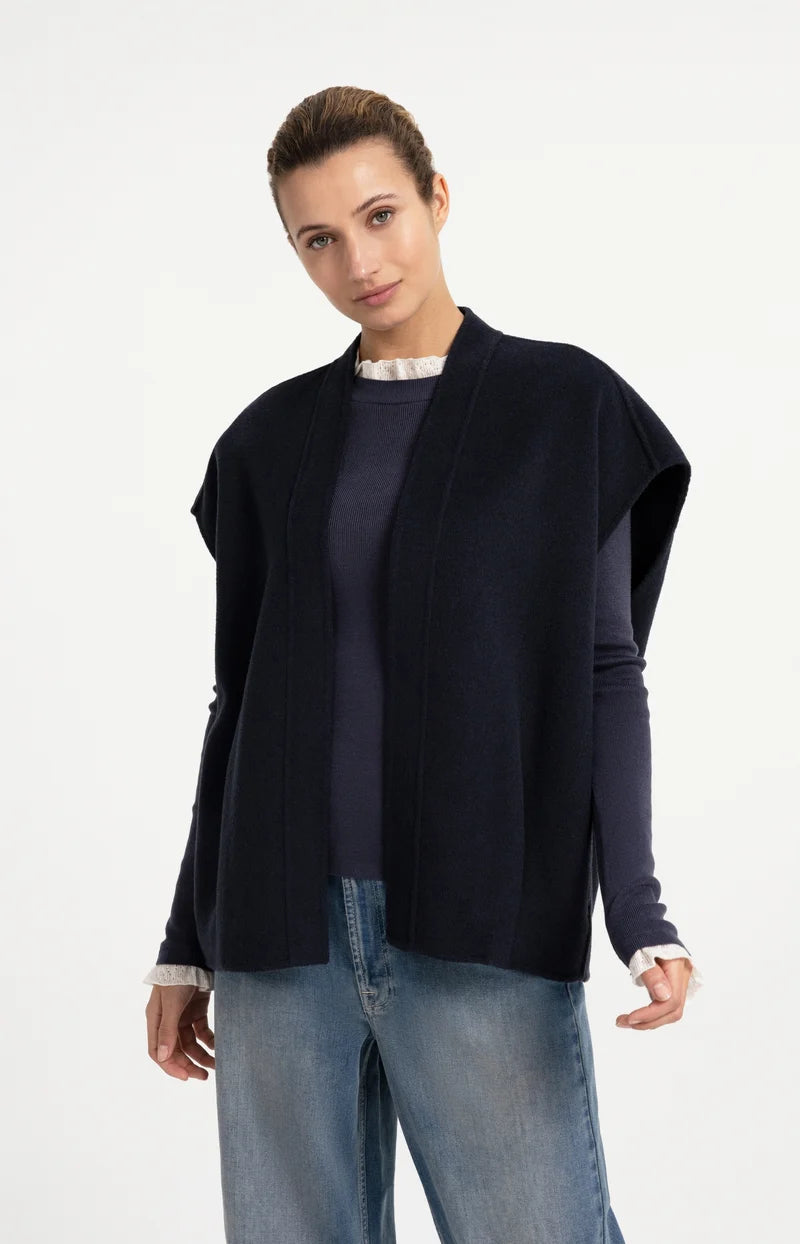 Oversized Wool Blend Bodywarmer