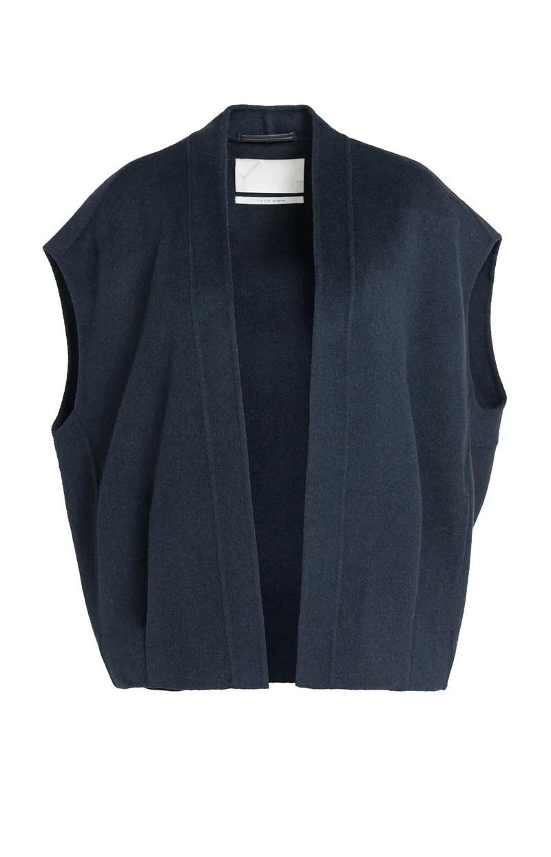 Oversized Wool Blend Bodywarmer