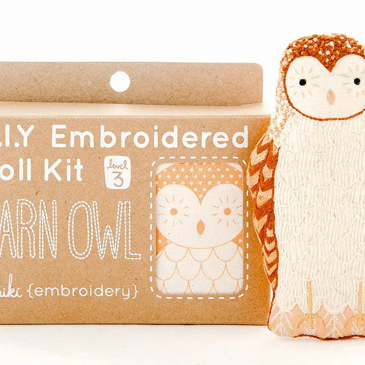 Barn Owl - Embroidery Kit