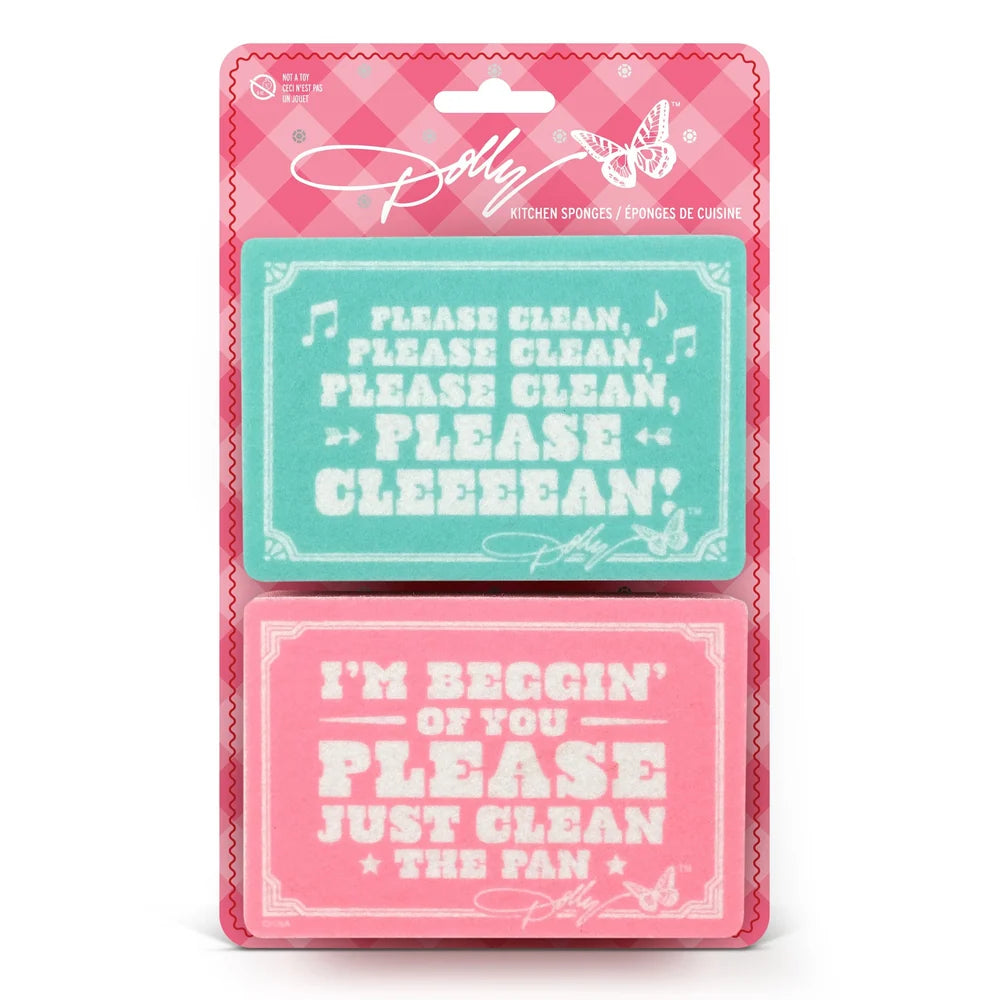 Dolly Parton Sing Sign Sponges | Pack of 2