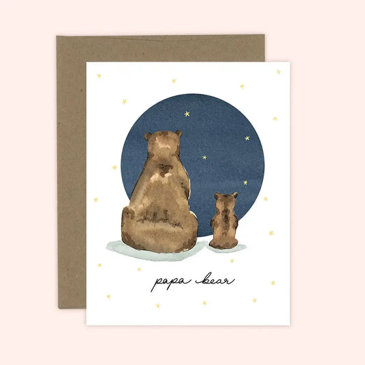 Papa Bear Father's day card | Kraft