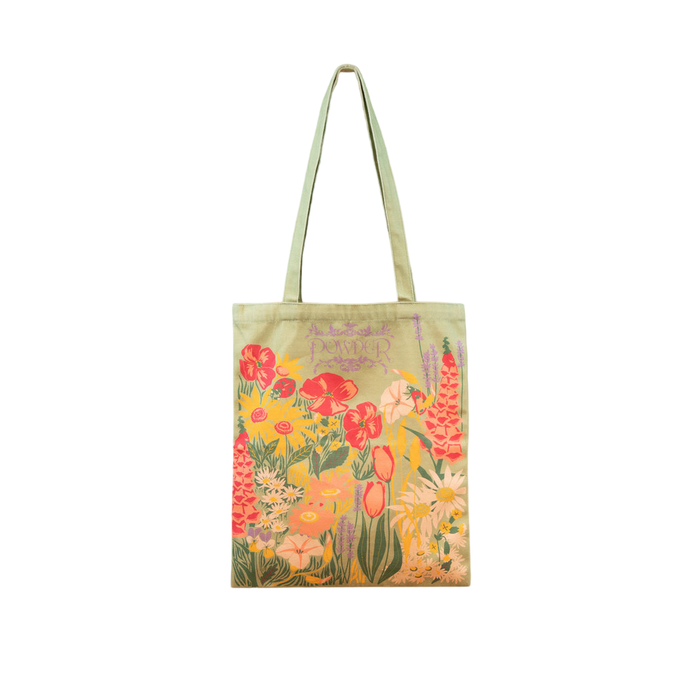 Country Garden Tote Bag - Mint