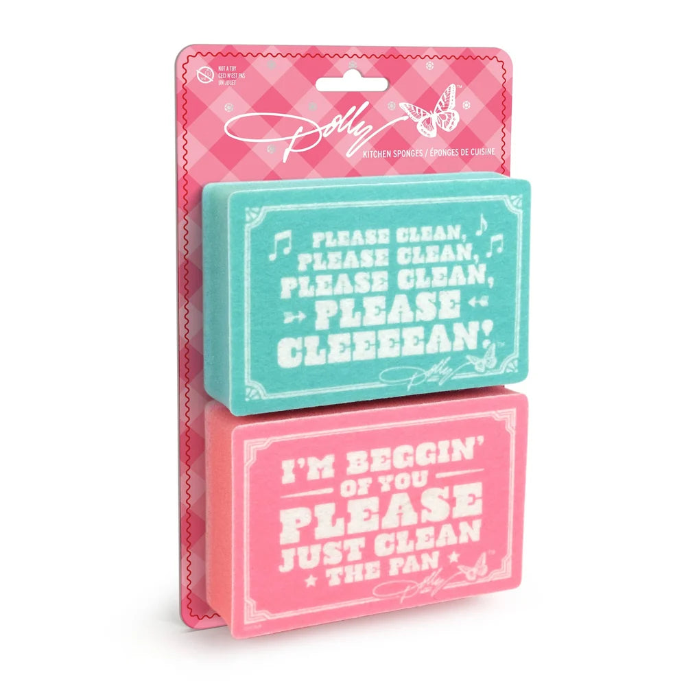 Dolly Parton Sing Sign Sponges | Pack of 2