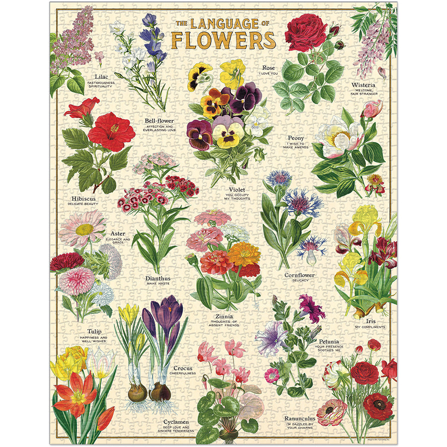 Language of Flowers 1000 Piece Puzzle