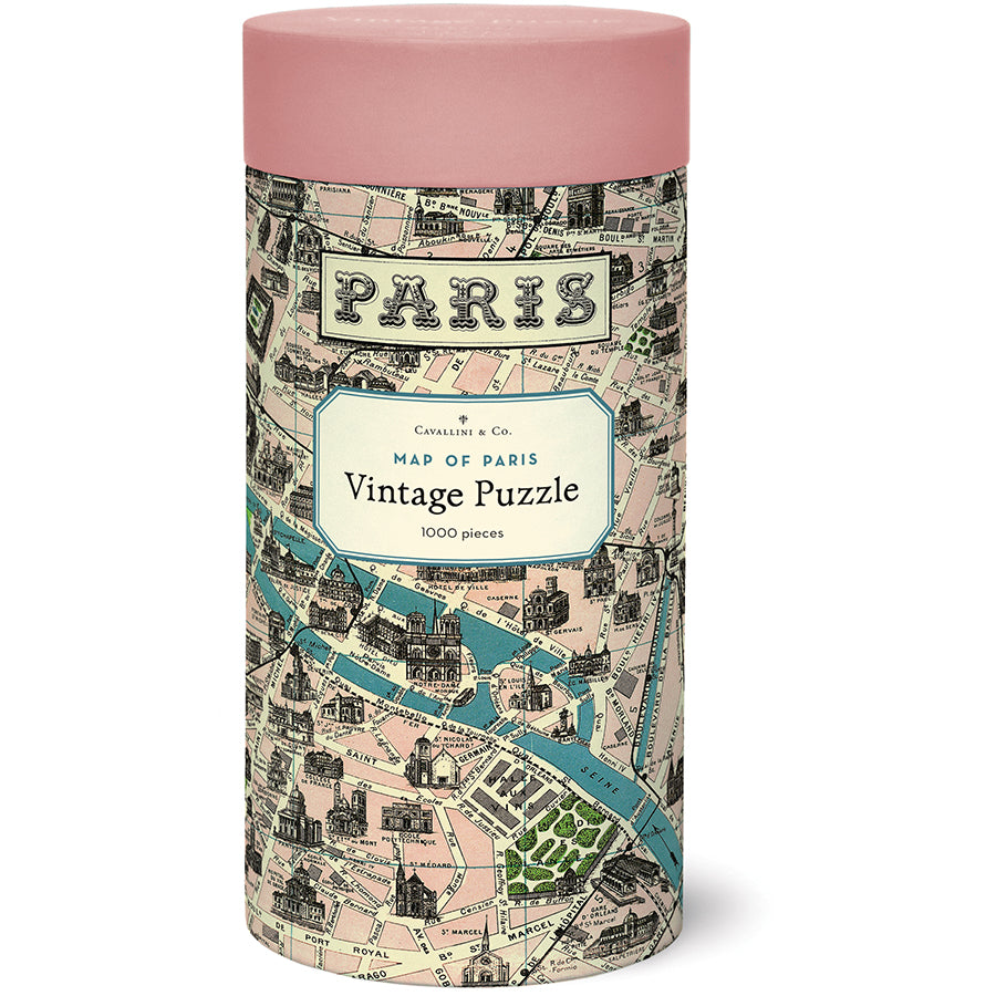 Map of Paris 1000 Piece Puzzle