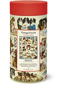 Vintage Dogs 1000 Piece Puzzle